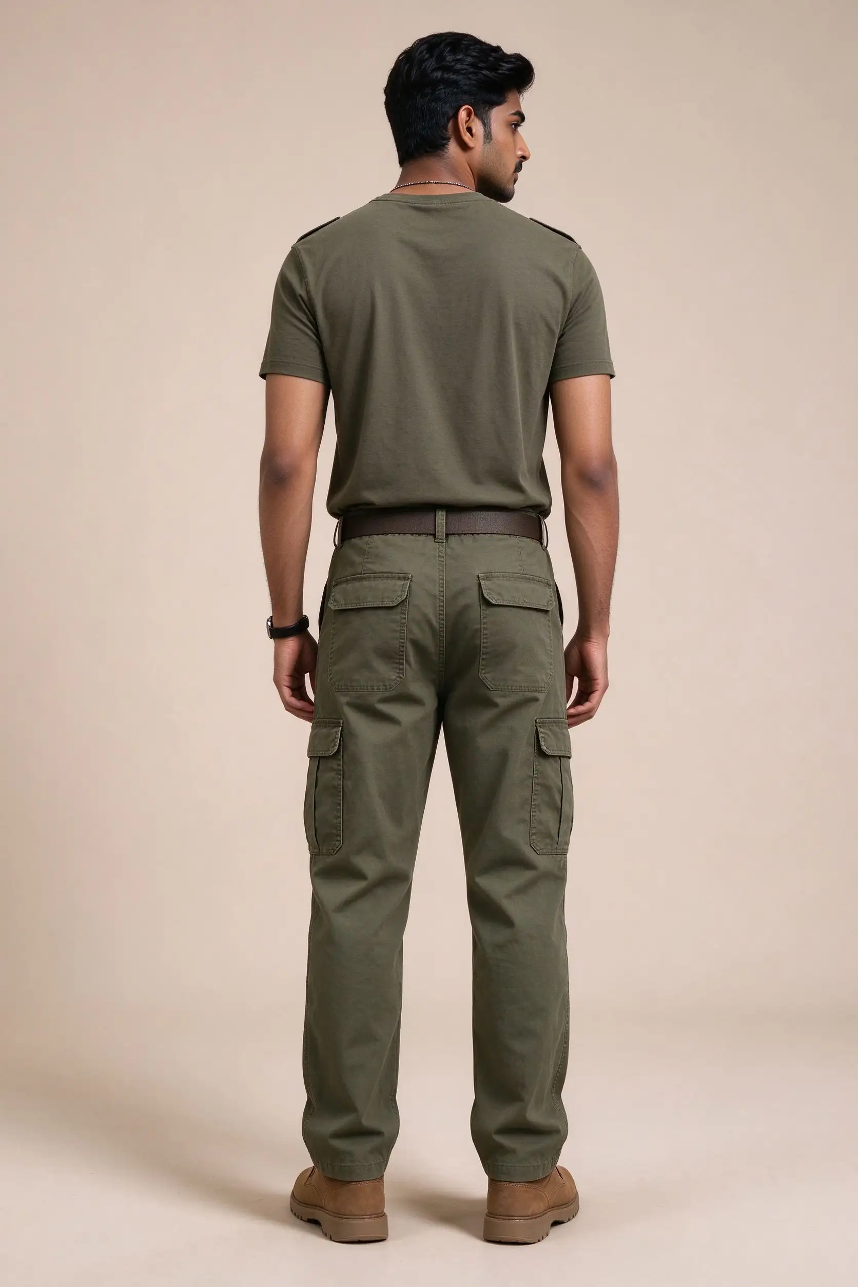 Olive Green Cargo Pants - image 4