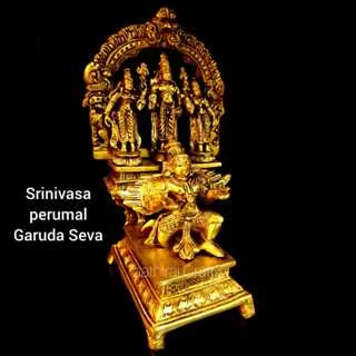 Srinivasa Perumal Garuda Seva Antique Finish - image 4