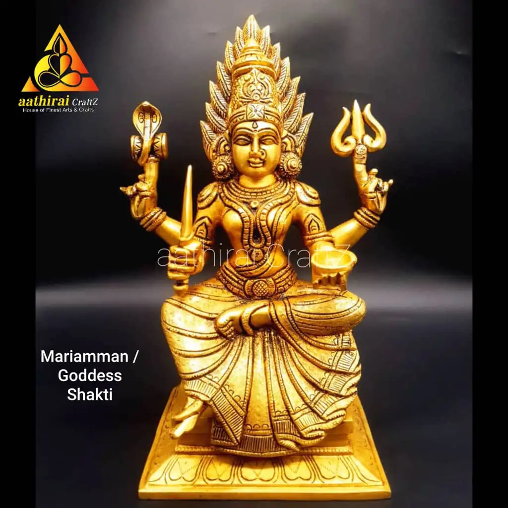 Mariamman / Goddess Shakthi / Square Base Mariyamman