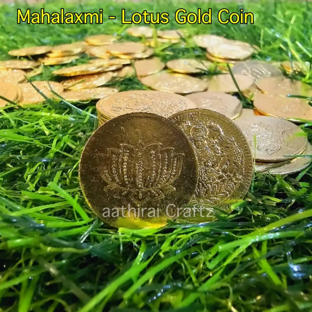 Mahalaxmi / Lotus Flower Coins - image 4
