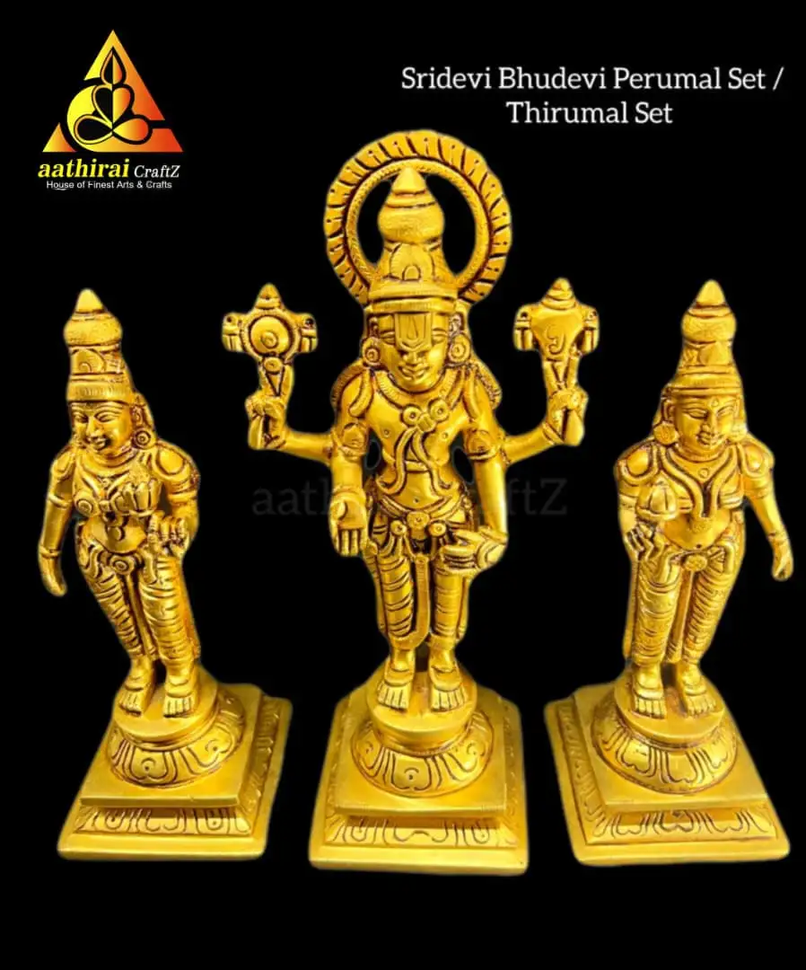 Sridevi Bhudevi Perumal Set / Thirumal Set - image 4