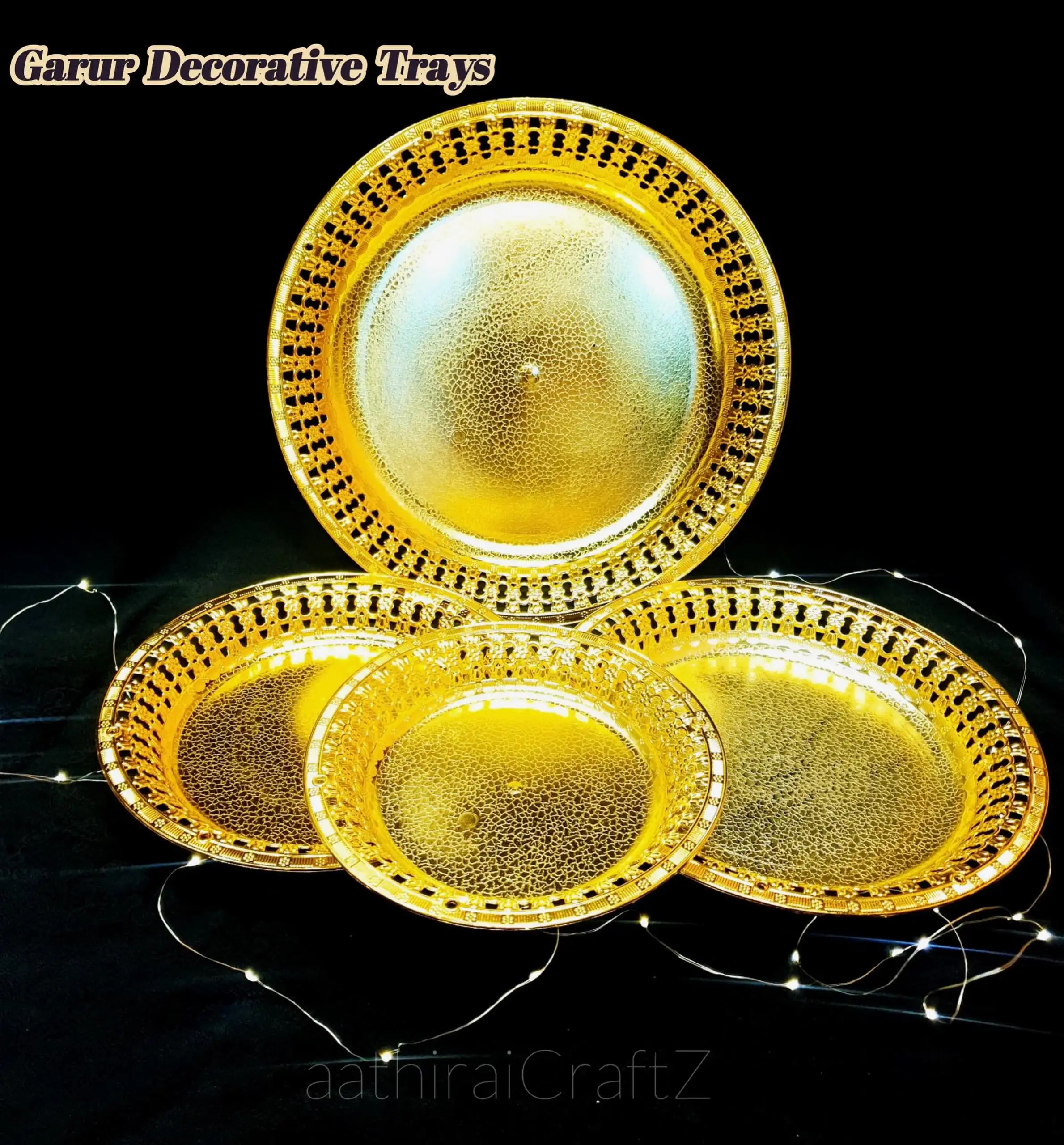 Garur Pooja / Decorative Plates / Pooja Trays - Medium
