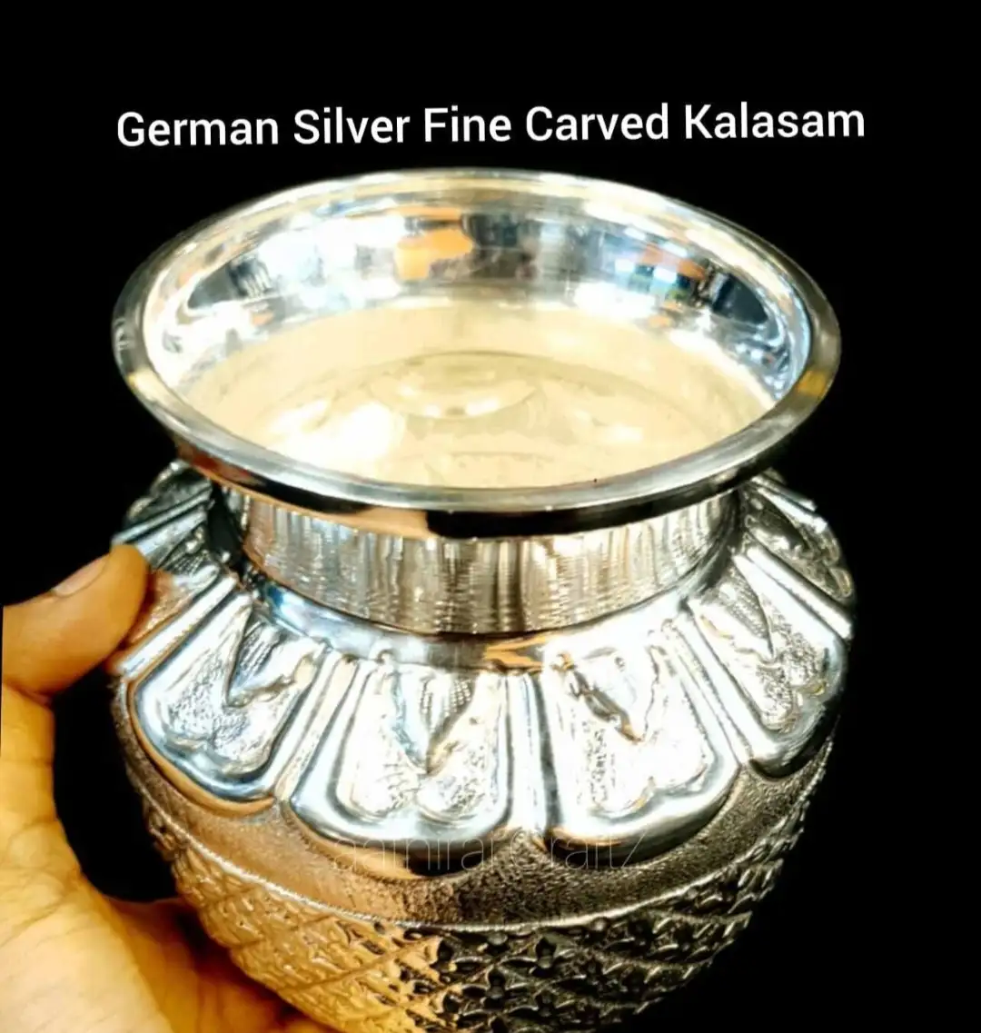 German Silver Kalasam / Poorana Kalasam Statue - Large - image 4