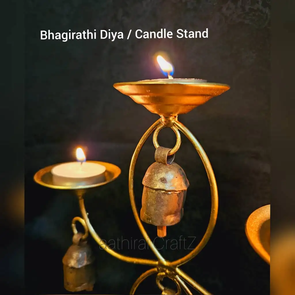 Baghirathi / Bhagirathi - Diya / Candle Stand - image 3
