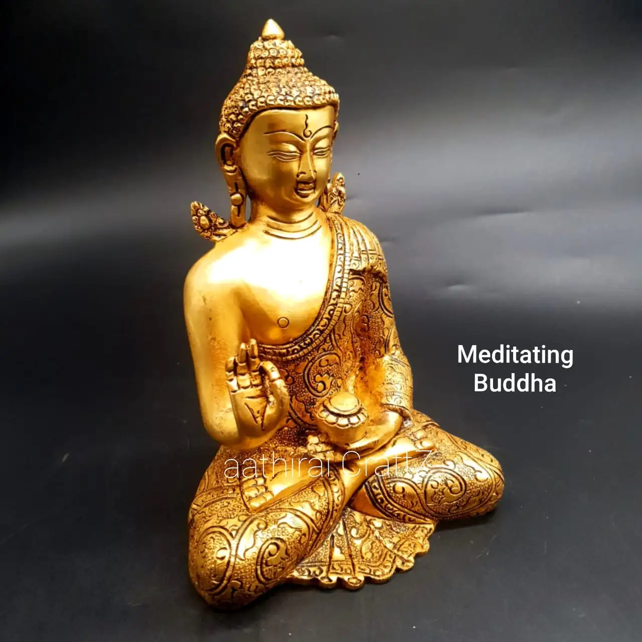 Meditating Buddha Idol / Buddha Sculpture - image 3