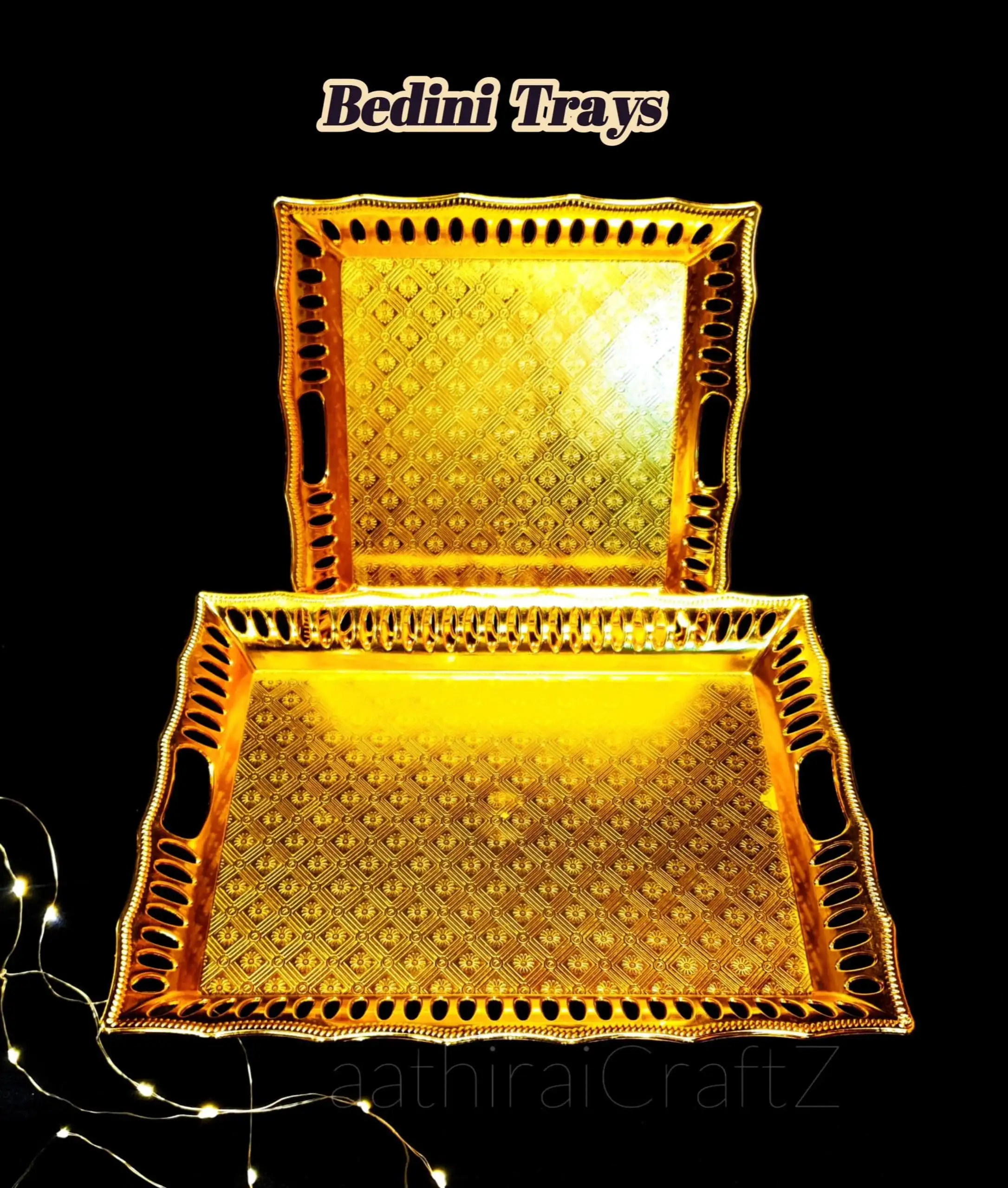 Bedini Golden Pooja / Decorative Plates - Medium - image 4