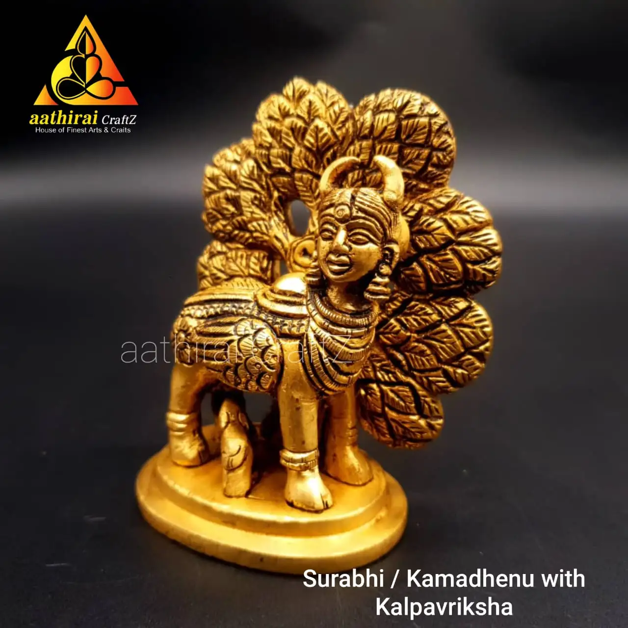 Surabhi / Kamadhenu With Kalpavriksha - image 3