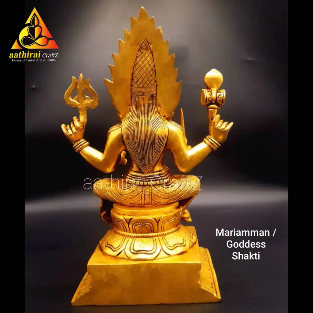 Mariamman / Goddess Shakthi / Square Base Mariyamman - image 5