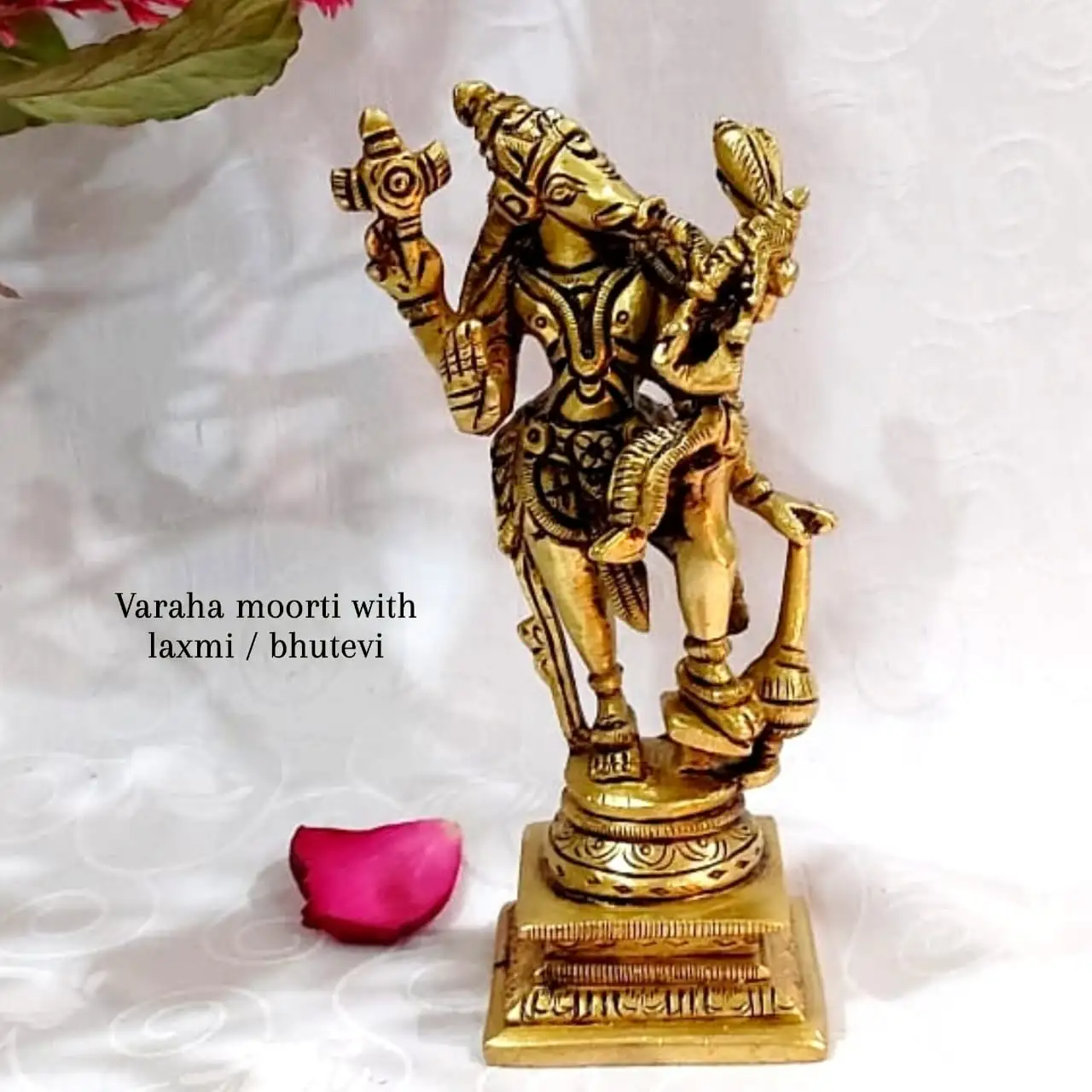 Varaha Moorti with Laxmi/ Bhuthevi - image 3