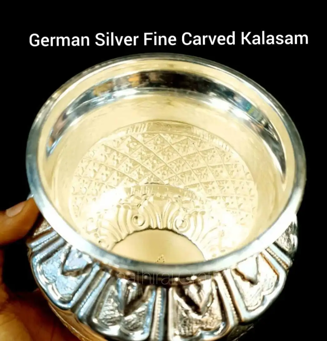 German Silver Kalasam / Poorana Kalasam Statue - Large - image 2