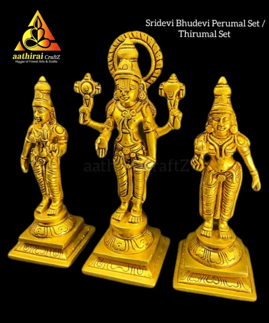 Sridevi Bhudevi Perumal Set / Thirumal Set - image 3