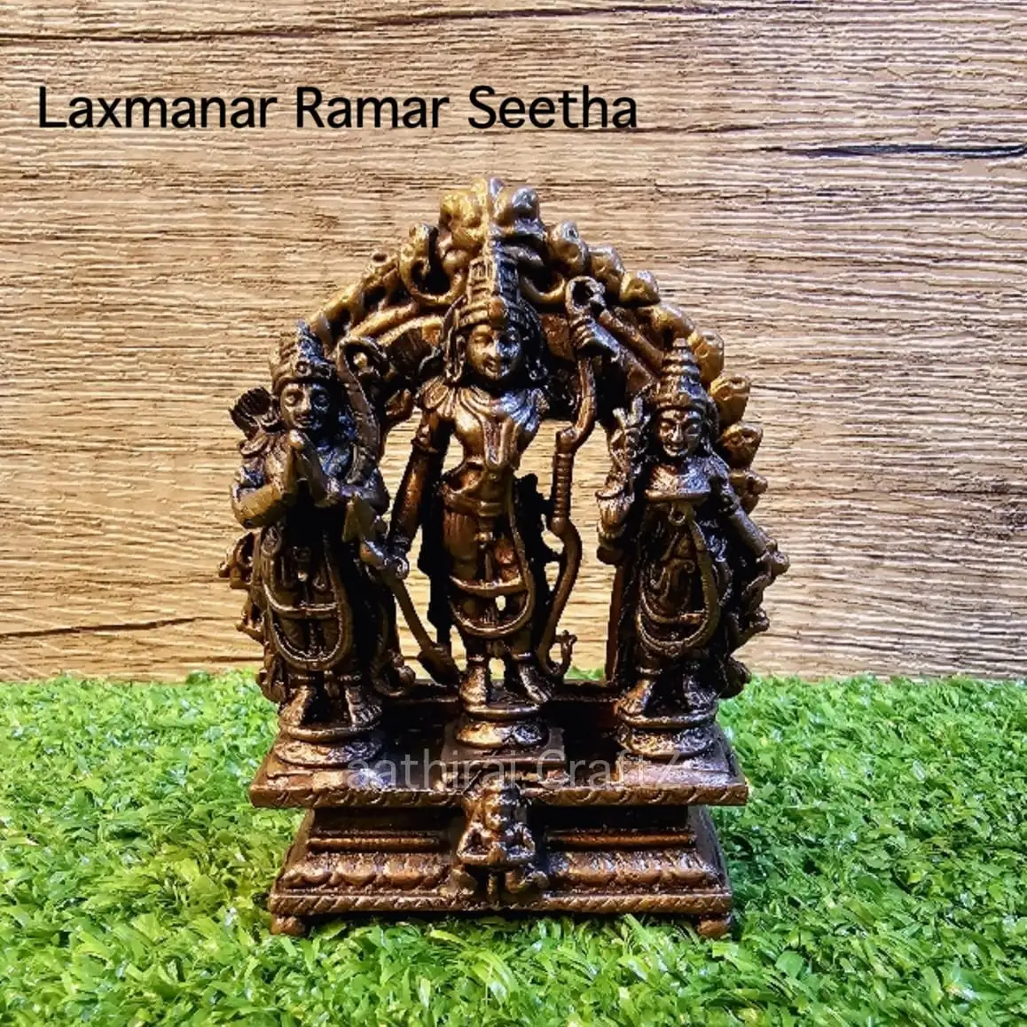 Laxmanar Ramar Seethai Copper Antique Finish