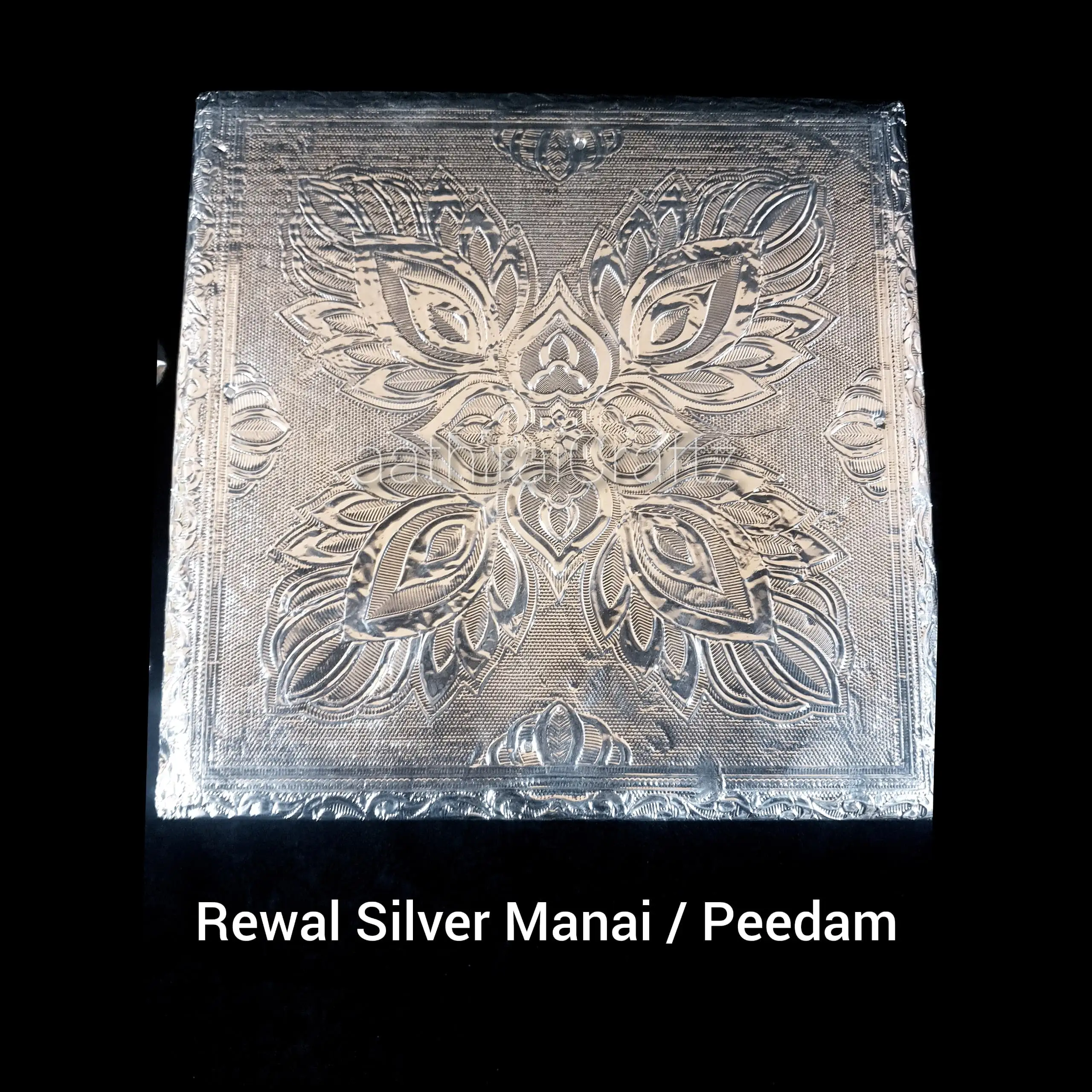 Rewal Silver Peedam / Chowki for Idols Decor - image 3