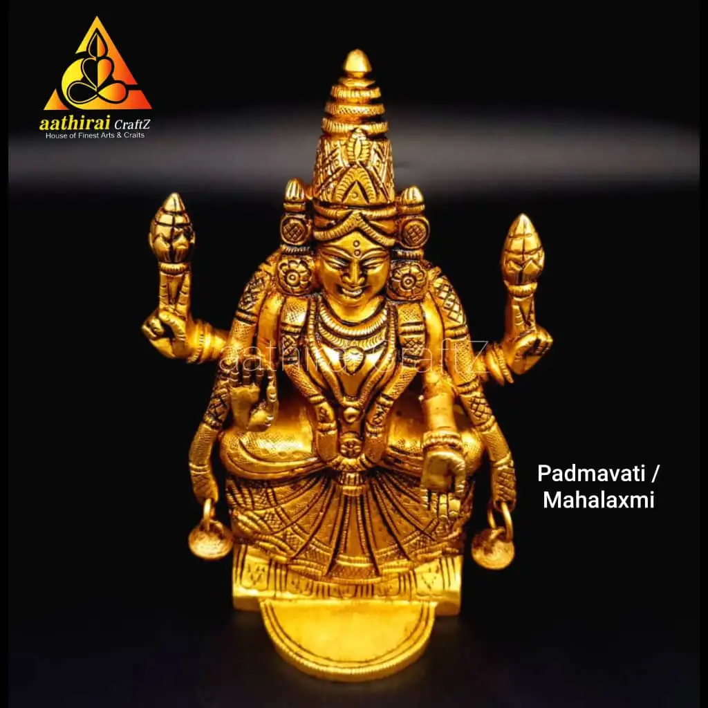 Padmavati / Mahalaxmi Brass Antique Finish - image 3