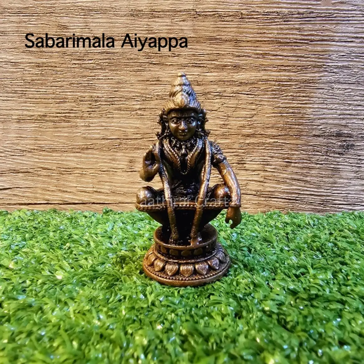 Copper Sabarimalai Aiyappa / Copper Antique Finish