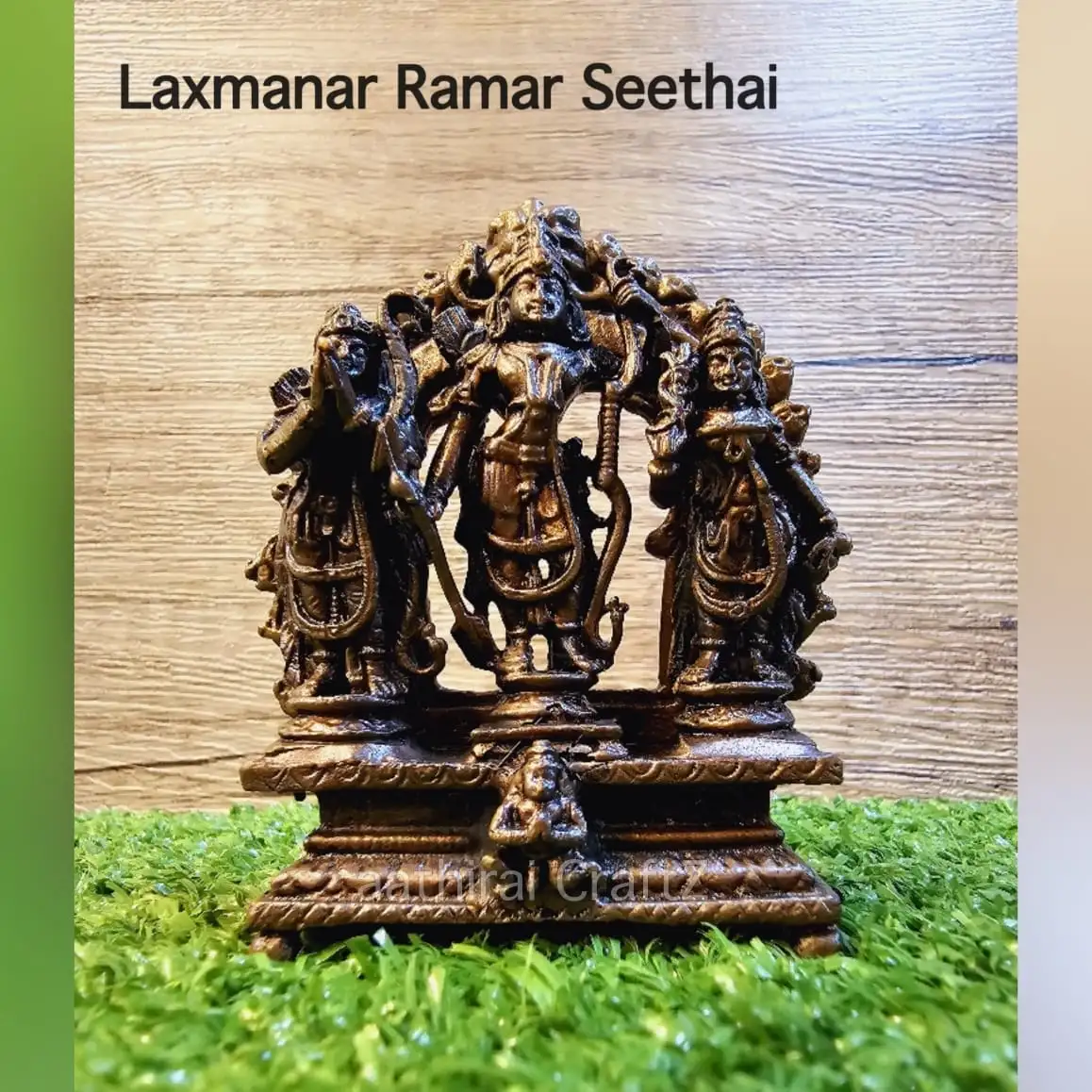 Laxmanar Ramar Seethai  Copper Antique Finish - image 2