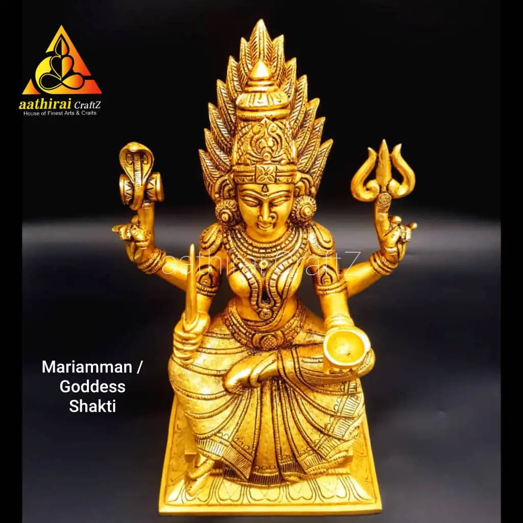 Mariamman / Goddess Shakthi / Square Base Mariyamman - image 3
