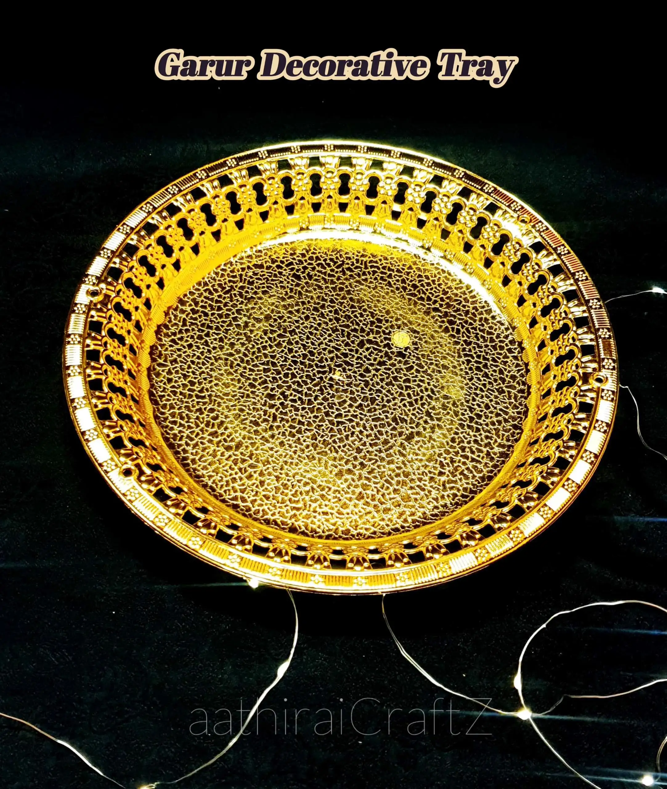 Garur Pooja / Decorative Plates / Pooja Trays - Small