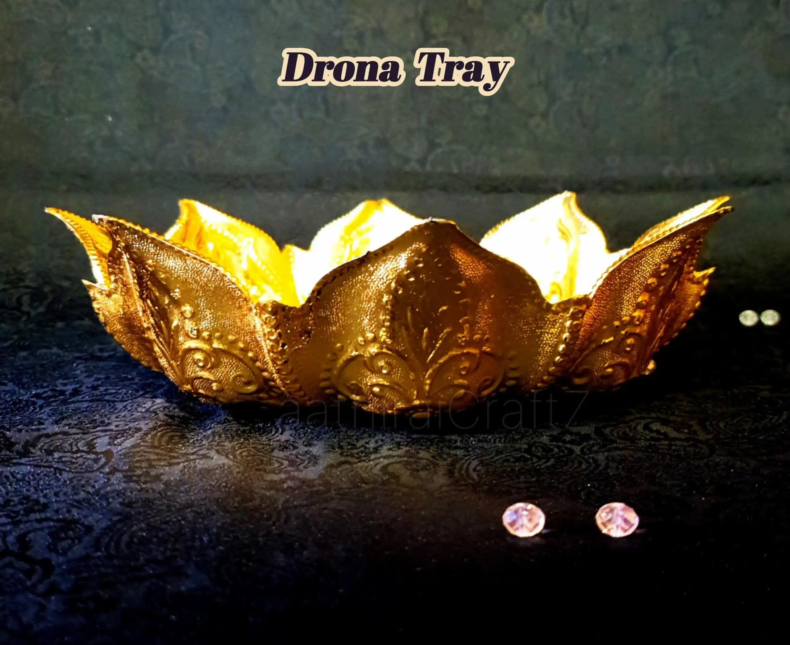 Drona Golden Pooja / Decorative Plates - image 3