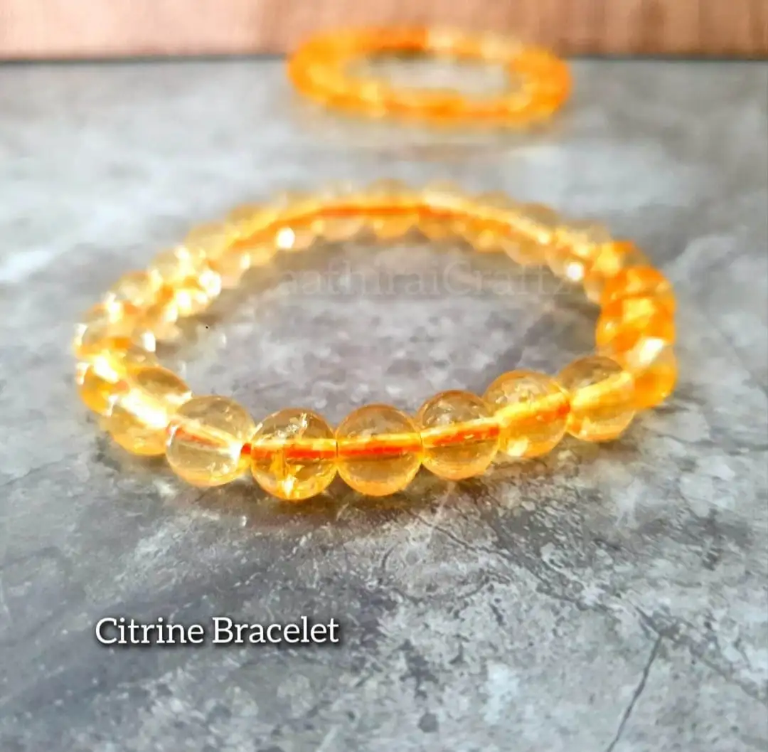 Citrine Bracelets / Original Natural Crystal Bracelet / Sunstone Bracelet - image 4