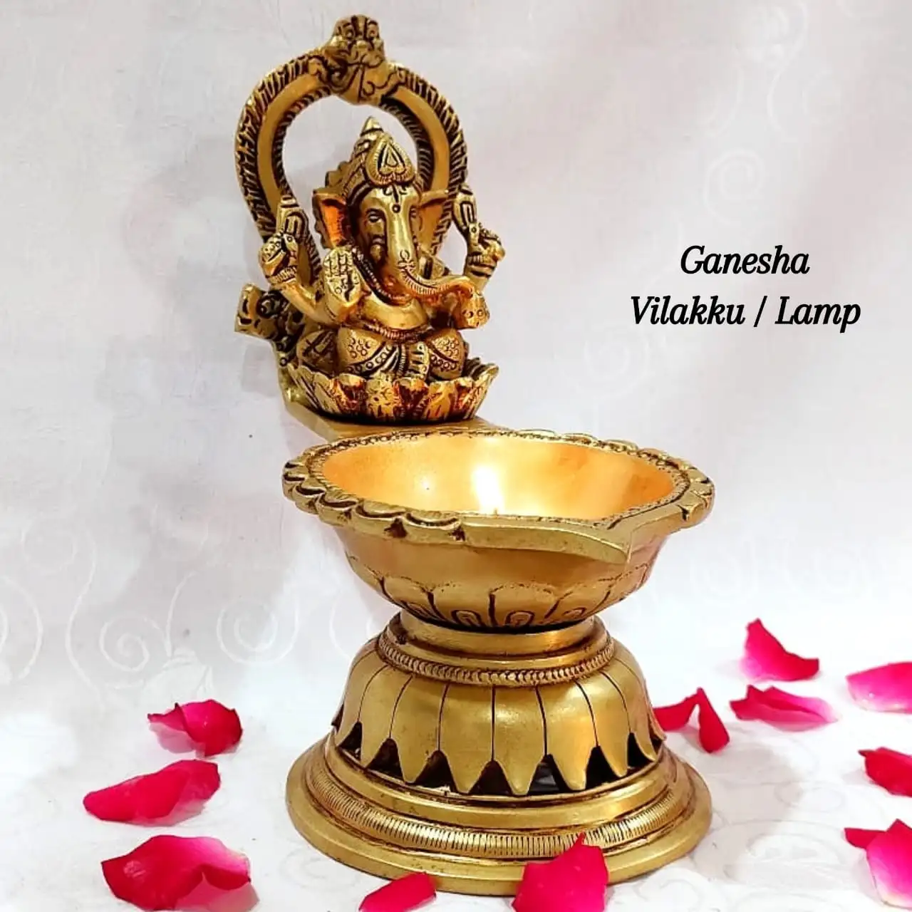 Tiruvaachi Vinayagar Vilakku / Lamp - image 3