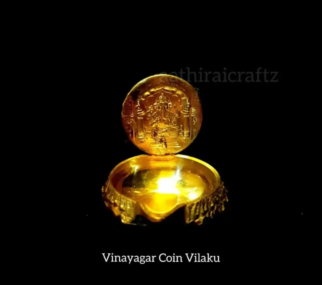 Vinayagar Coin Vilakku - image 3