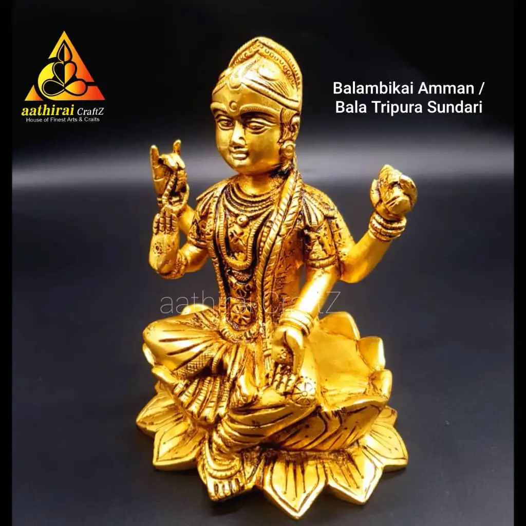 Big Lotus Balambika /   Bala Tripura Sundari - image 3