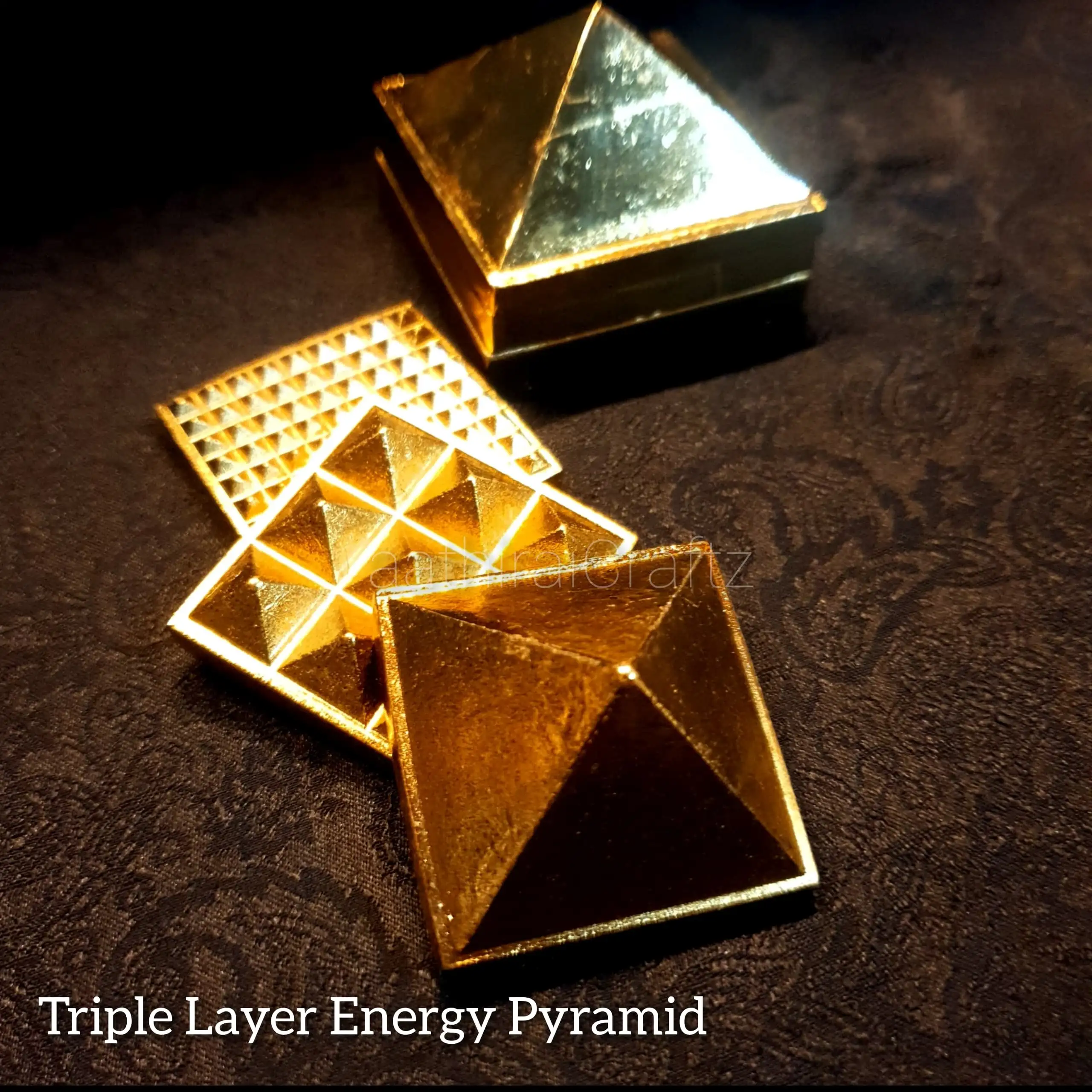 Triple Layer Energy Pyramid - Aluminium - image 3