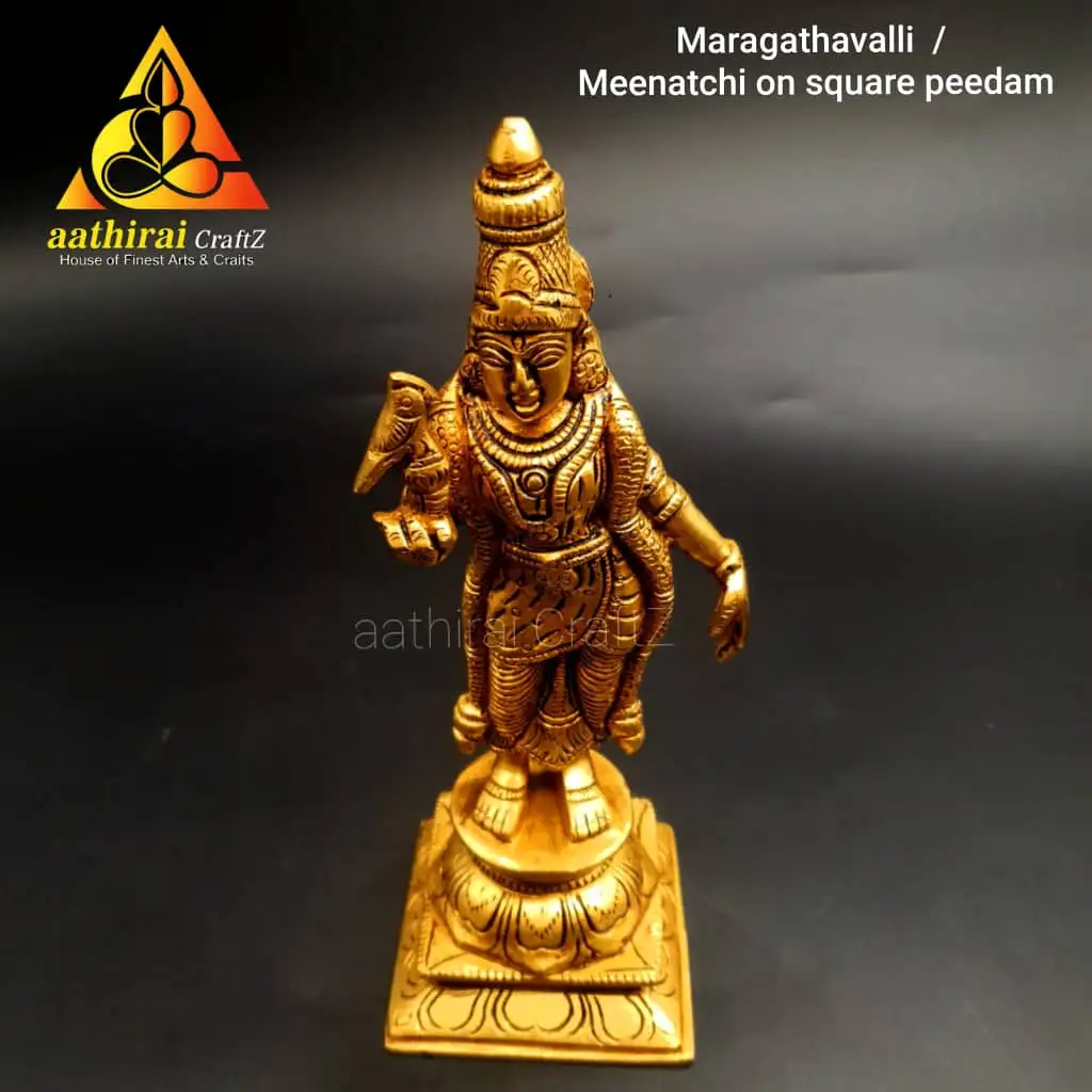 Maragathavalli / Meenatchi On Square Peedam - image 3