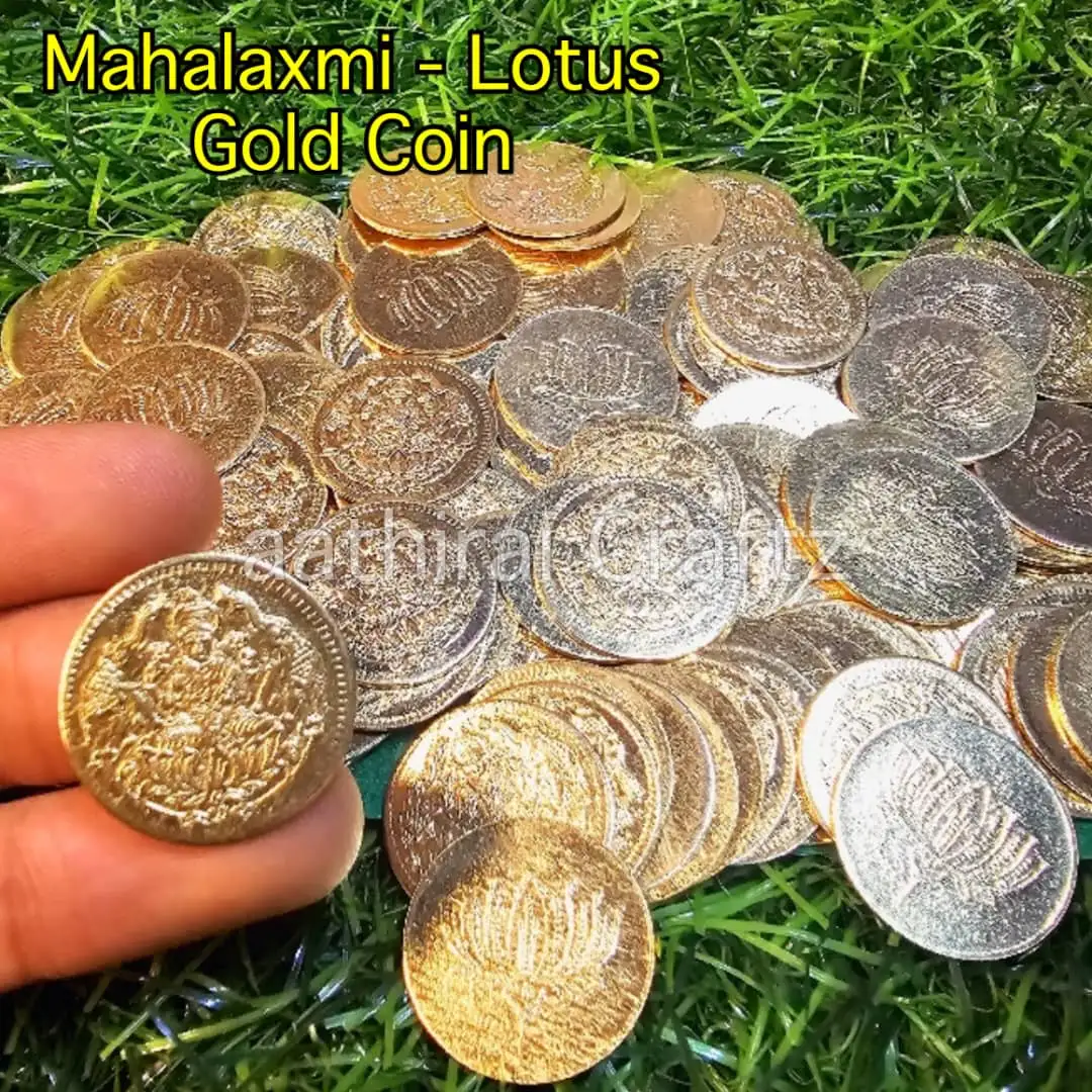 Mahalaxmi / Lotus Flower Coins - image 3