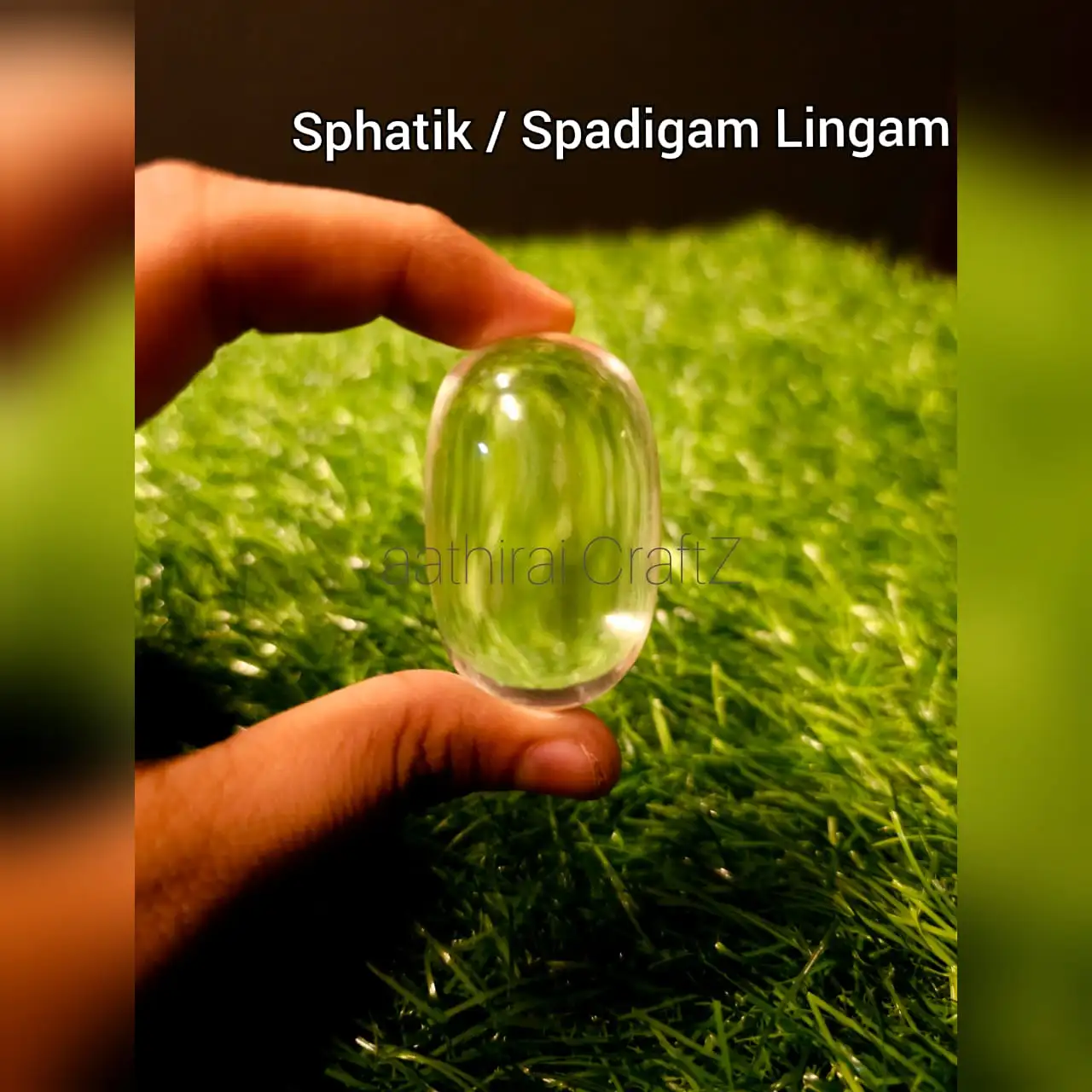 Pure Sphatik / Spadiga Lingam - Small - image 3