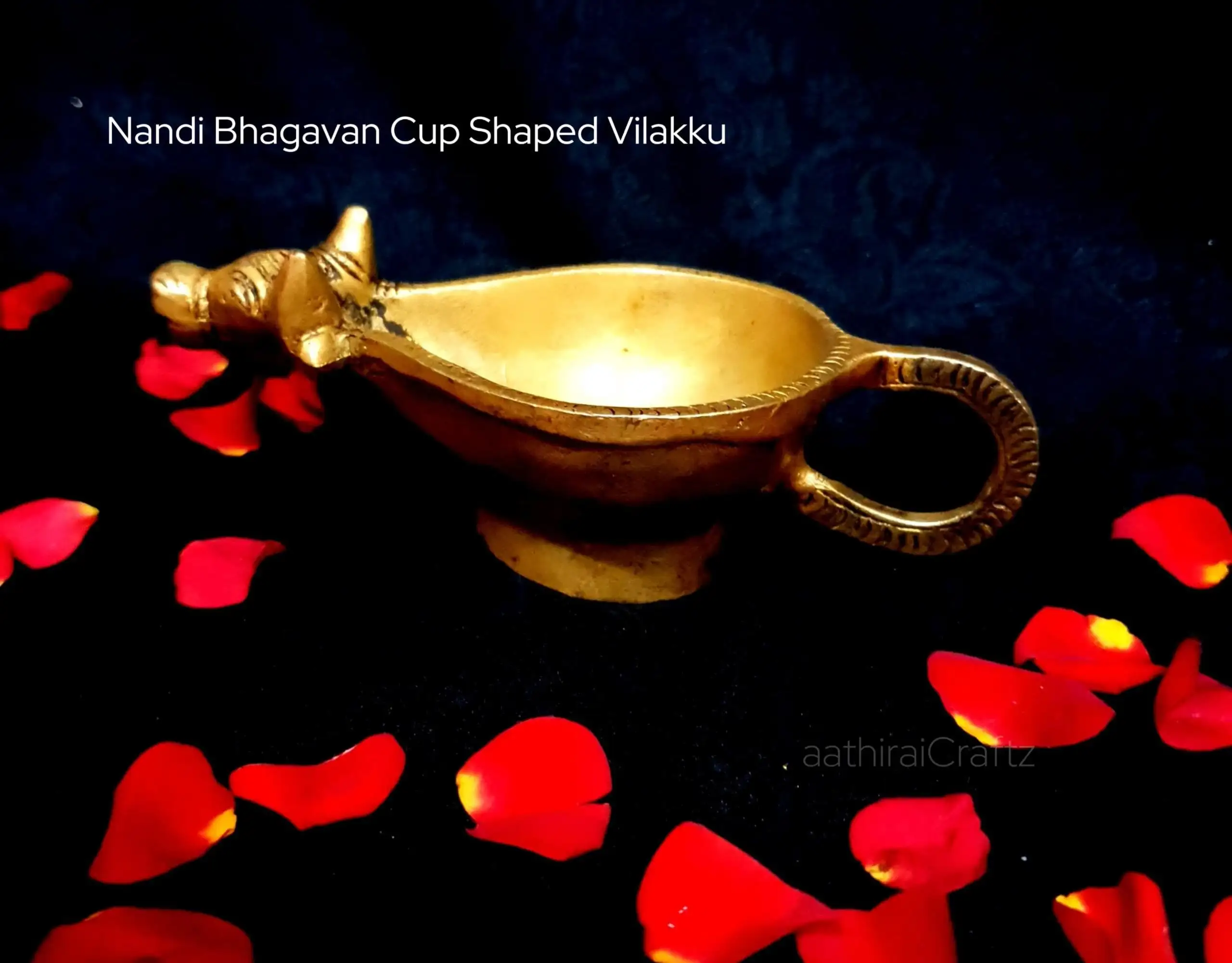 Nandhi Bhagavan Shaped Vilakku - image 3