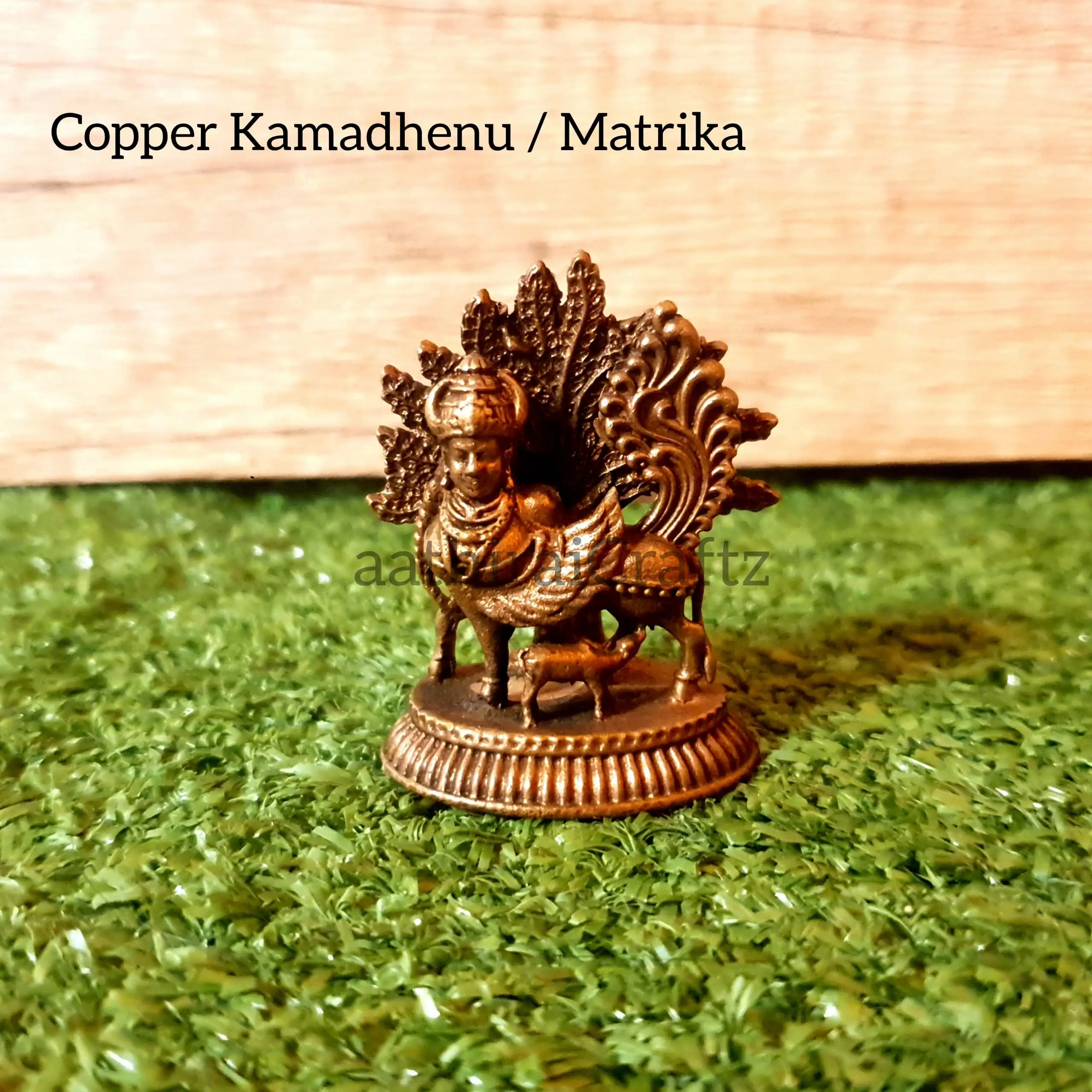 Kamadhenu / Matrika Copper Idol - image 3
