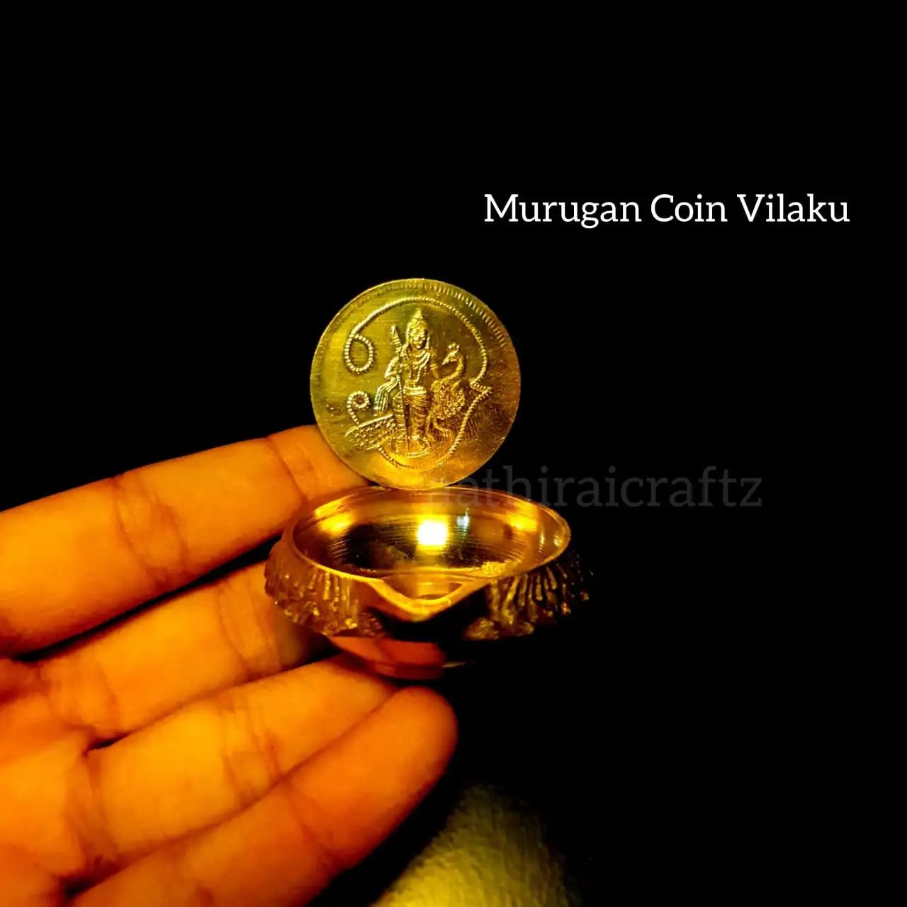 Murugan Coin Vilakku - image 3