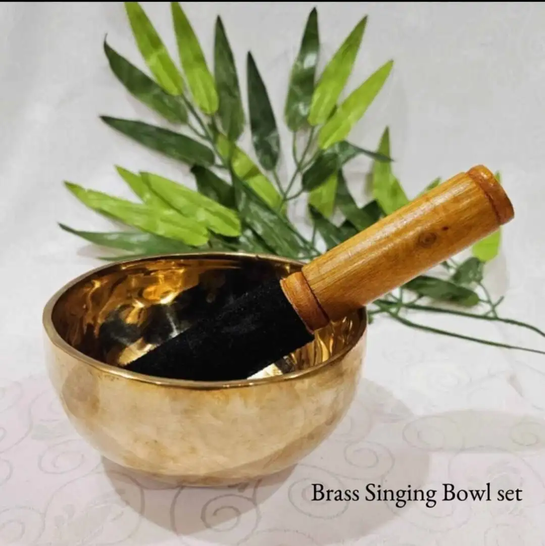 Brass Singing Bowl Set - Medium - image 3
