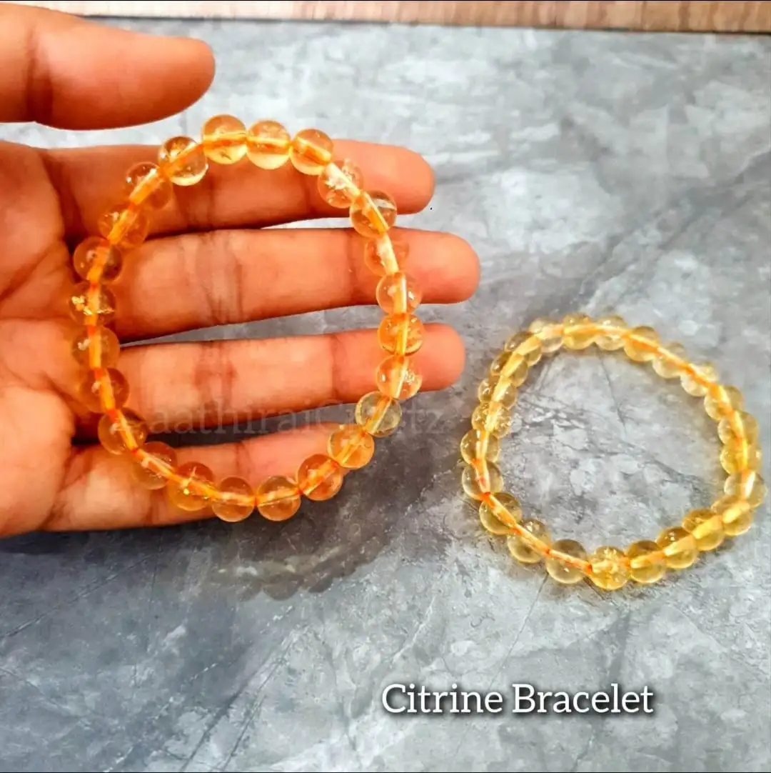 Citrine Bracelets / Original Natural Crystal Bracelet / Sunstone Bracelet - image 7