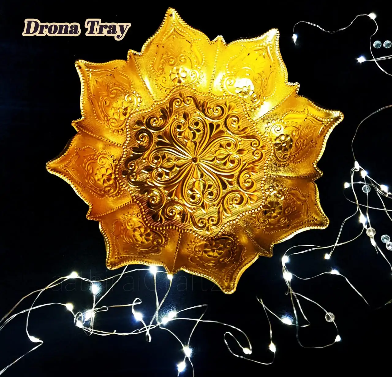Drona Golden Pooja / Decorative Plates - image 4