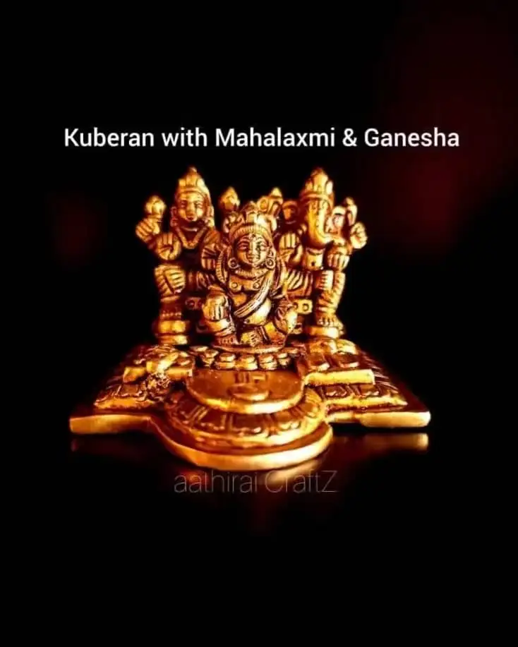 Kubera Laxmi / Kuber Lakshmi Ganesha Statue - image 4