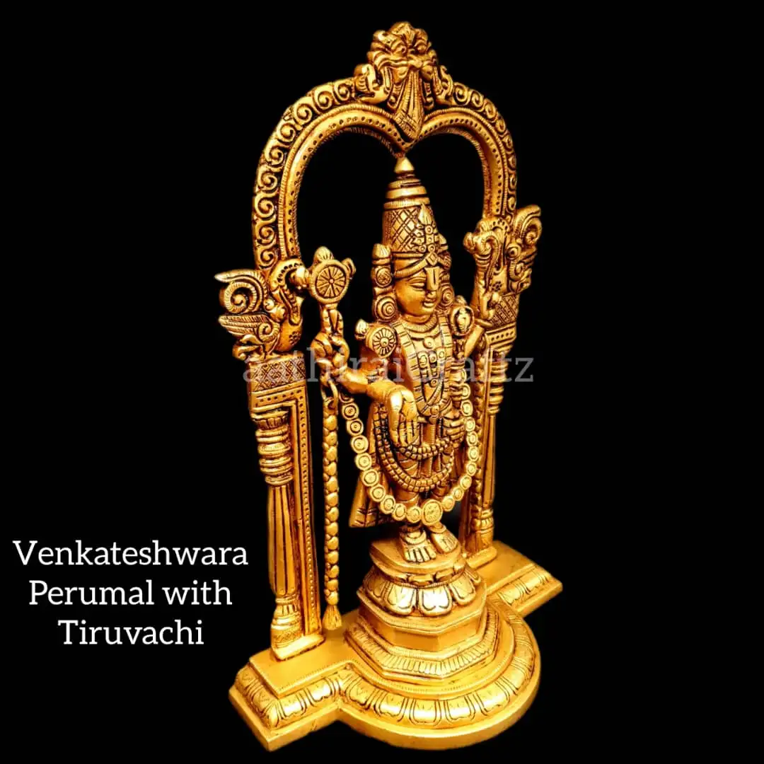 Srinivasa Perumal / Venkateswara Perumal with Tiruvachi - image 3
