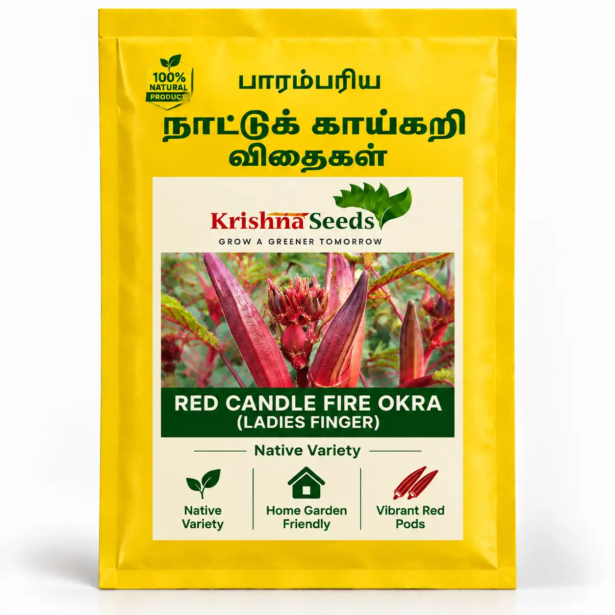 Red Candle Fire Ladies Finger